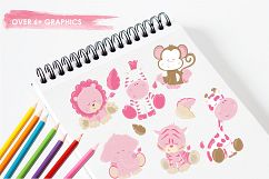 Baby Safari graphics and illustrations Product Image 3