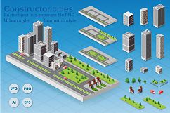 A constructor cities in format PNG, JPG, EPS Product Image 1
