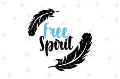Free Spirit Feather SVG File Product Image 1
