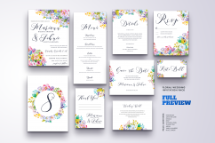 Floral Wedding Invitation Set Vol.5 Product Image 2