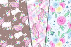 Caticorn digital paper Product Image 2