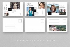 Fashion Postcard Templates Product Image 1
