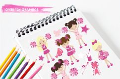 Cheerleaders graphics and illustrations Product Image 3