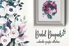 Bridal Bouquets: floral watercolor collection Product Image 1
