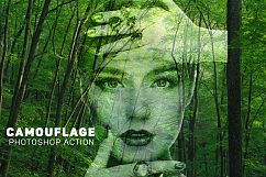 Camouflage Photoshop Action Product Image 6