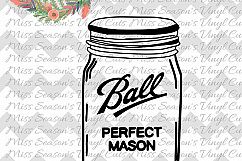 MASON JAR SILHOUETTE FILE WITH SHADOW MARKS Product Image 1