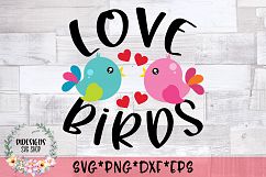 Love Birds SVG Cut File Product Image 1