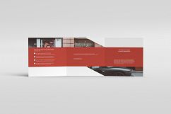 Square Trifold Brochure Mockup Product Image 11