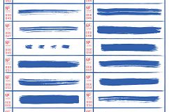 117 Paint Stroke Brushes for Illustrator &amp; Photoshop Product Image 4