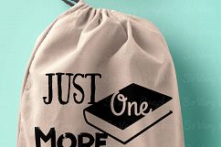 Just One More Chapter | Cutting File | Printable | SVG | PNG Product Image 4