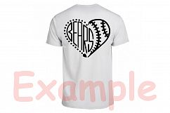 Chicago Bears Sport Heart SVG School Spirit football 976s Product Image 4