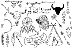 Vector tribal clipart Product Image 1
