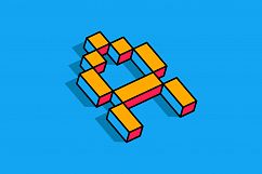 Isometric Alphabets Product Image 3