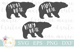 Bear Family SVG Bundle Product Image 1