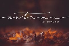 Lettering Pack about Autumn Product Image 1
