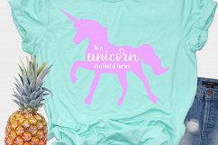 Unicorn SVG - Be a unicorn in a field of horses Product Image 3