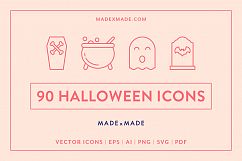 Line Icons - Halloween Product Image 1