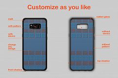 Galaxy S8 2d Rubber Flex Case Design Mockup Back Product Image 2
