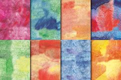 Colorful Watercolor Textures seamless digital paper pack Product Image 3
