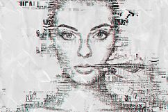 NewsPrint Photoshop Action Product Image 2