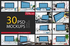 30 PSD Mock-ups Apple Devices Product Image 1