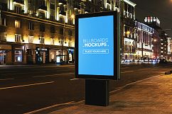 Billborad Mockup at Night Vol.2 Product Image 2