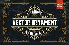 Victorian Ornaments Vector Bonus Product Image 1