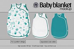 Baby blanket mockup Product Image 3