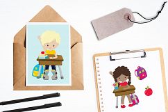 Classroom Kids graphics and illustrations Product Image 4
