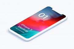 iPhone XS Clay 20 Mockups Scenes 5K - PSD Product Image 7