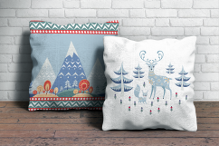 Northern woodland. Animals and plants in ethnic style. Product Image 5