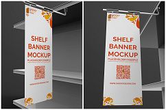 POSM Store Shelf Banner Mockup Product Image 3