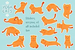 Yoga Cats Clipart Collection Product Image 5
