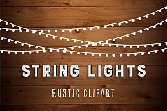 String Lights Clip Art Set - PNG, AI Product Image 4