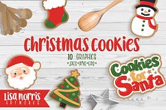 Christmas Cookies Clip Art Graphics Product Image 1
