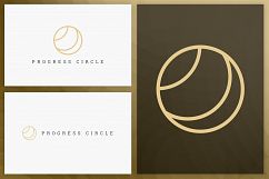 20 Circle geometric logos - outline Product Image 11