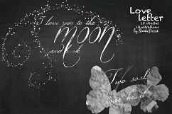 Love Letter Chalkboard Cliparts Product Image 3