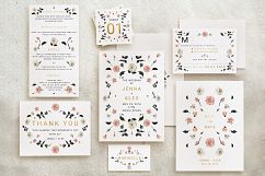 Rose Gold Wedding Invitation Suite Product Image 1