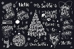  Merry Christmas quotes Lettering set Product Image 4