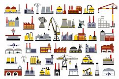 Industrial icon vector set Product Image 1