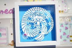 Mermaid paper cut SVG DXF  EPS files Product Image 2