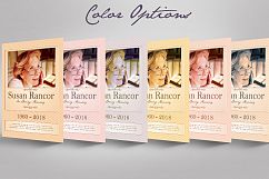 Classic Funeral Program Photoshop, Word, Publisher Template Product Image 5