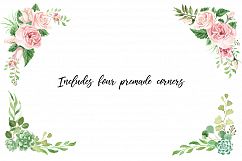 Watercolor Floral Design Kit Product Image 4