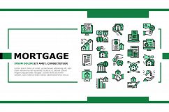 Mortgage Real Estate Landing Header Vector Product Image 1