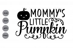 Mommys little pumpkin svg, Halloween svg, Pumpkin svg. Product Image 2