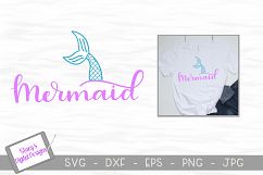 Mermaid SVG - Mermaid tail SVG file Product Image 1