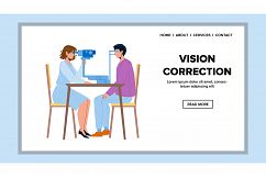 Vision Correction Operation Make Doctor Vector Product Image 1