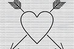 Heart with Arrows SVG  Product Image 1