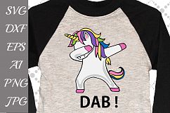 Dabbing Unicorn Svg Product Image 1