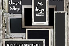 Framed Chalkboards Mock Ups Collection Product Image 1